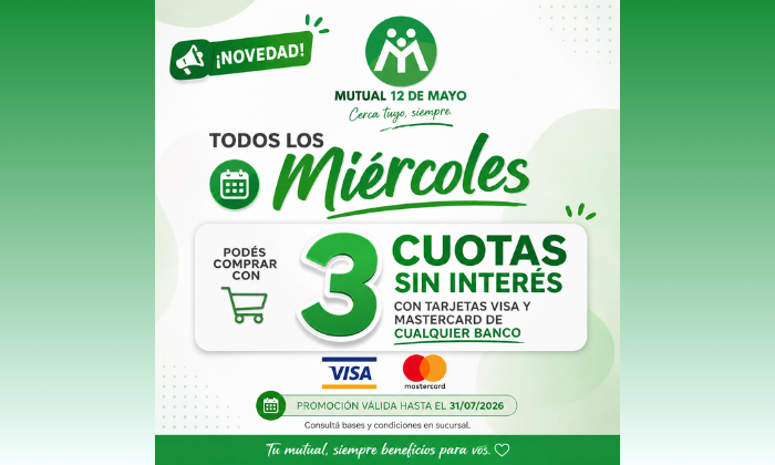 🔥 ¡3 Cuotas sin interes los dias miércoles! 🔥
